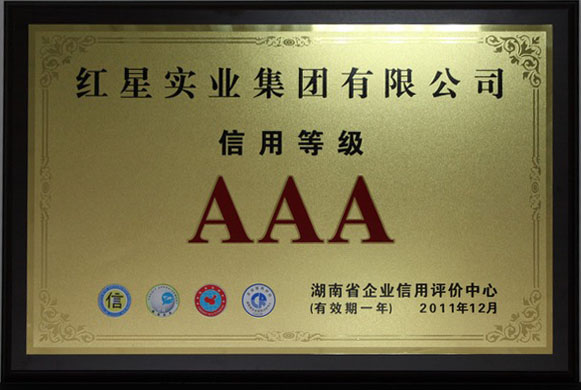 2011.12 AAA等級獎(jiǎng)牌